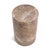 Contemporary Taupe Faux Marble End Table / Pedestal Small For Sale - Image 3 of 6