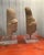 Antique Central American Aztec Stone Heads with Acrylic Glass Base, Set of 2 For Sale - Image 4 of 7