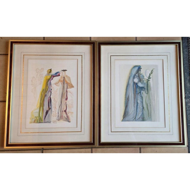 Salvador Dali, Divine Comedy No. 27 and No. 32, 1963, Lithographs, Set of 2 For Sale - Image 10 of 10
