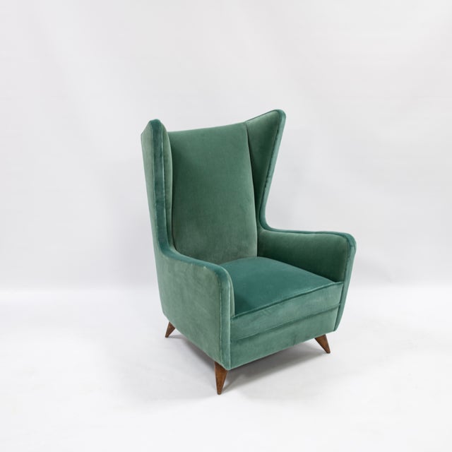 Mid-Century Modern Set of Armchairs by Gio Ponti, 1950s For Sale - Image 3 of 9