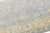Contemporary Hand-Knotted Oushak-Style Wool Area Rug in Slate Blue and Cream For Sale In New York - Image 6 of 12