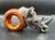 Vintage 1980s Makoulpa South African Pewter & Wood Safari Animal Napkin Rings – Set of 8 For Sale - Image 11 of 18
