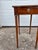 French 19th Century Louis XVI Mahogany Leather Top Side Table For Sale - Image 4 of 12