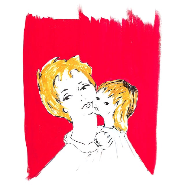 Art Sz: 23"H x 14 1/4"W Alexander Warren Montel (1921-2002)