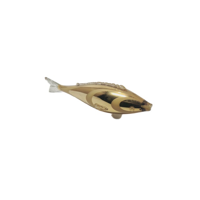 Glass Fish Glass Figurine, Czechoslovakia, 1960s For Sale - Image 7 of 17