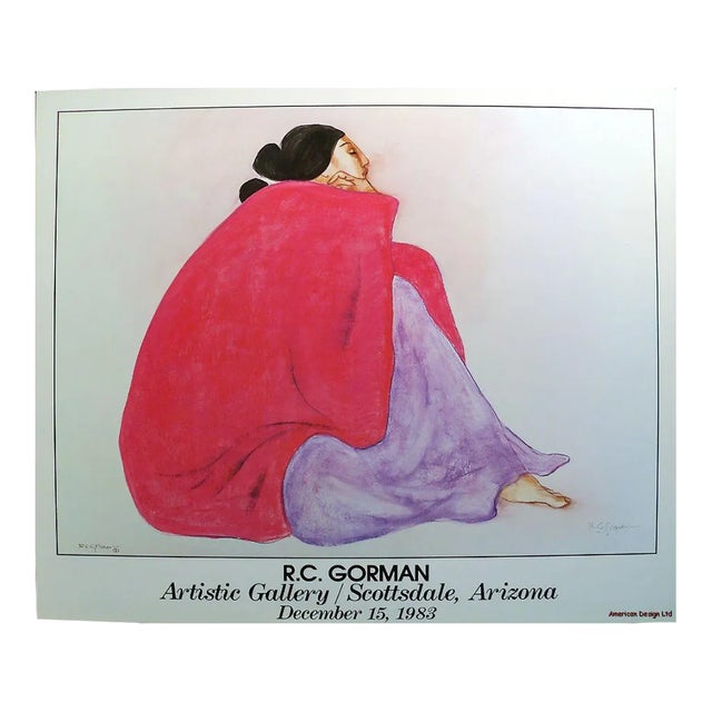 1983 "Civia" RC Gorman Figurative Gallery Poster For Sale