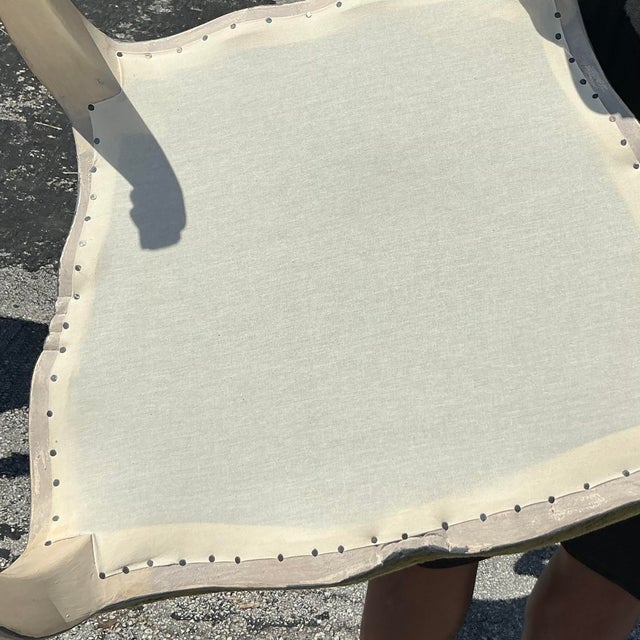 Vintage Regency Niermann Weeks Queen Anne Scroll Dining Chairs - Set of 2 For Sale - Image 10 of 10