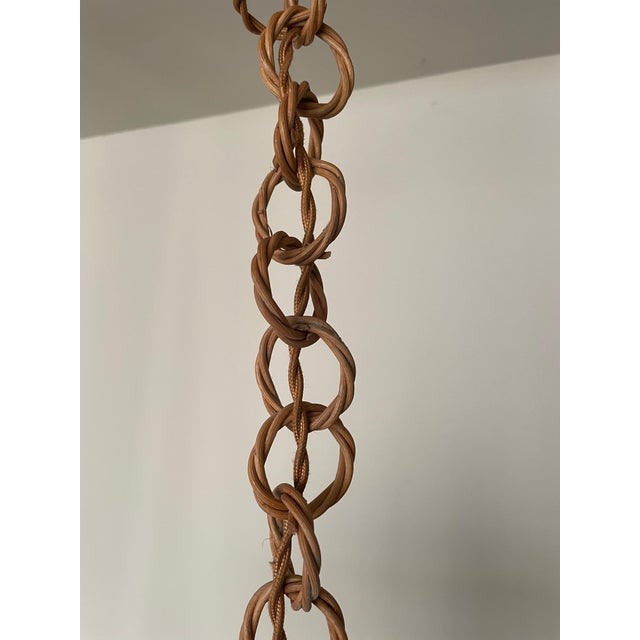 1950s Bamboo Pendant Light, 1950s For Sale - Image 5 of 7