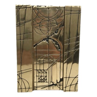 Walter Valentini, Abstract Sculpture: City of the Sun, 1980, Bronze For Sale