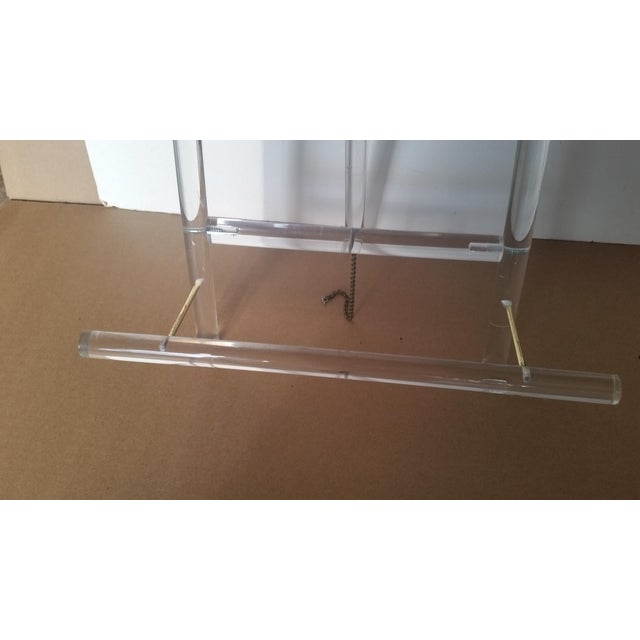 Modern Lucite Acrylic Picture Frame Easel Chairish