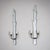 1930s 1930s Mirrored Wall Sconces, Attributed to Luigi Fontana - a Pair For Sale - Image 5 of 8