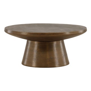 Cairo Brass Finish Coffee Table For Sale
