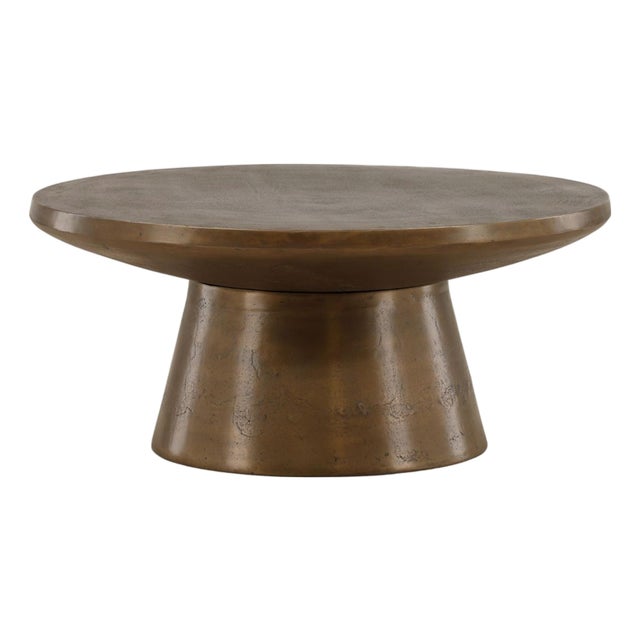 Cairo Brass Finish Coffee Table For Sale