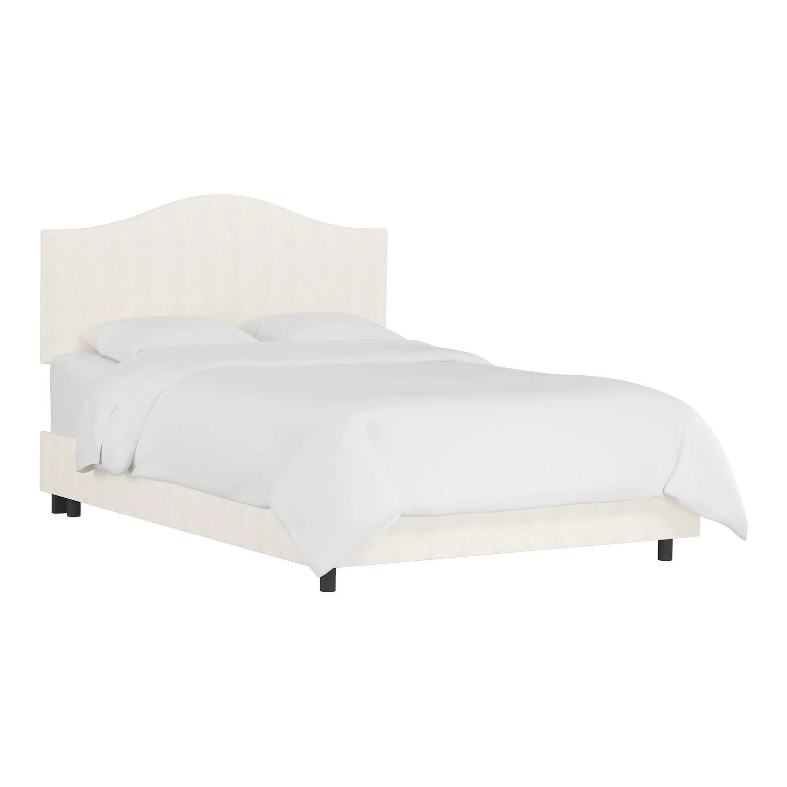 Kenmore Bed in White Zuma, Queen Chairish