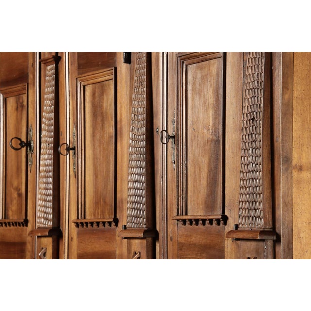 Wood Antique Baroque Cupboard in Walnut, 1680 For Sale - Image 7 of 18