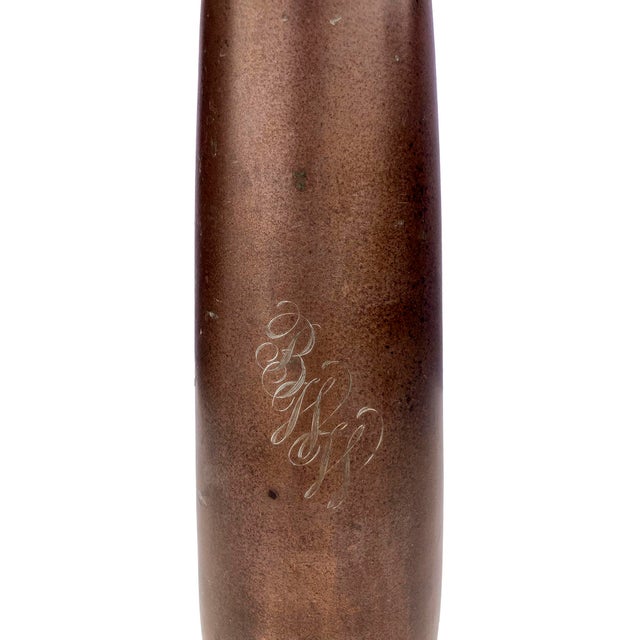Early 20th Century Early 20th Century Bronze & Sterling Silver Flower Vase For Sale - Image 5 of 8
