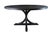 Farmhouse Gabby Home Adams Cerused Forest Black Oak Round Pedestal Dining Table 60" For Sale - Image 3 of 10