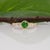 2020s Tsavorite Garnet Ring With Earth-Mined Diamond Accents in Solid 14k Gold, Size 6.75 For Sale - Image 5 of 9