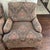 Elevate your living space with this exceptional pair of custom traditional armchairs by the premier manufacturer, Stanford...