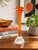 Striking vintage Swedish art glass bud vase by Åseda Glasbruk, attributed to designer Bo Borgström, circa 1960s. This...