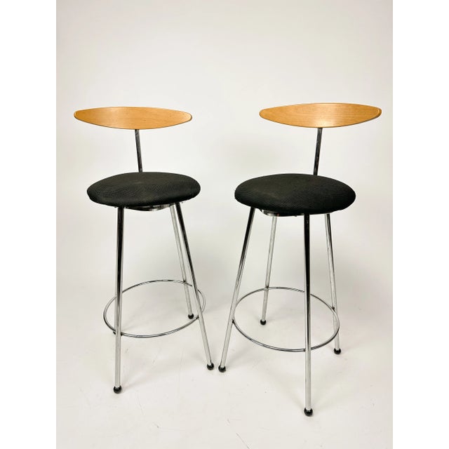 Set of Vintage Effezeta Italian Chairs, 1980s For Sale - Image 9 of 11