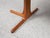 Midcentury Danish Round Teak Dining Table with 2 Extensions 1960s - Central Leg attributed to Erling Torvits For Sale - Image 6 of 12