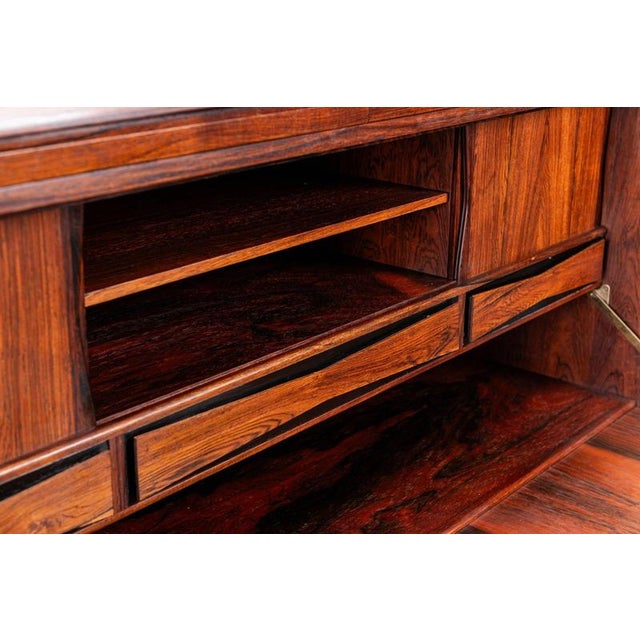 Secretaire in Santos Rosewood by Erling Torvits for Klim Mobelfabrik, Denmark, 1960 For Sale - Image 14 of 18
