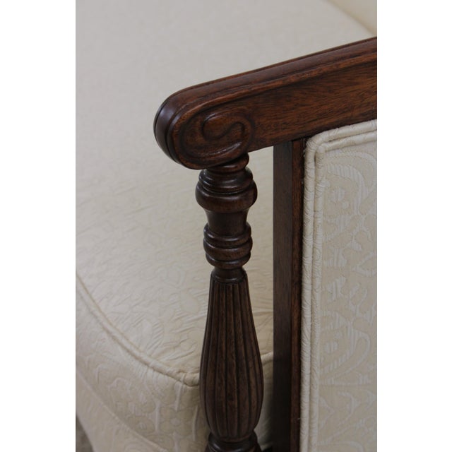 Hickory Chair Co. Sheraton Style Upholstered Sofa For Sale - Image 11 of 14