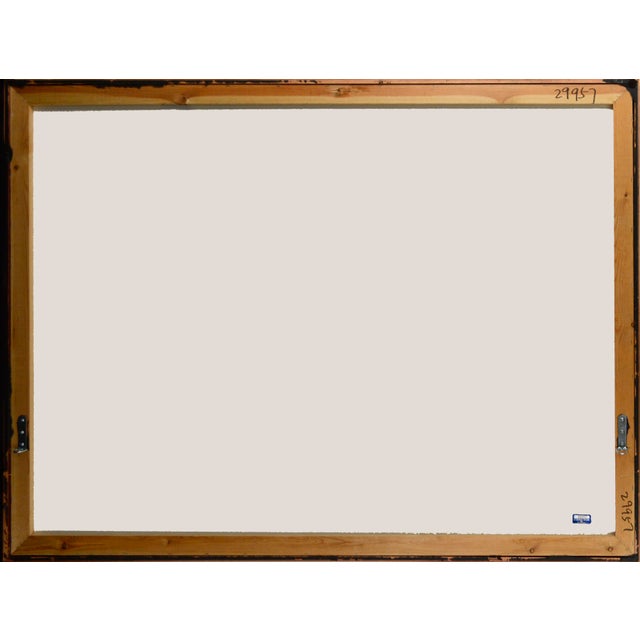 Green 1990s "Haven III" - Large Scale Lakeside Grassland Landscape Lithograph, 50/150 For Sale - Image 8 of 9