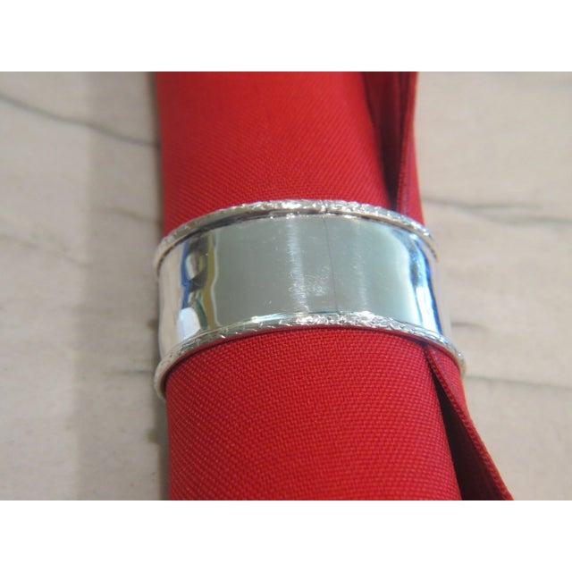 Looking for great gift for your dad? Here is a vintage sterling napkin ring nicely engraved 'Father' in script. This is a...