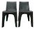 Riccardo Blumer & Matteo Borghi Bb Leather Dining Chairs for Poliform - a Pair For Sale