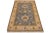 Rustic 1990s Oriental Ziegler Grey Red Hand-Knotted Wool Rug - 2'0'' X 2'11'' For Sale - Image 3 of 8