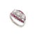 Gender: Ladies Metal Type: 14K White Gold Ring Size: 7.25 Weight: 5.24 grams Ladies handmade 14K white gold antique,...