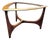 Mid Century Modern Triangle Side Table | Silhouette Series by Lane For Sale
