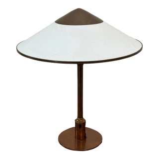 1930's Niels Rasmussen Thykier Copper Table Lamp For Sale