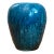 Vintage Glazed Ceramic Vase For Sale