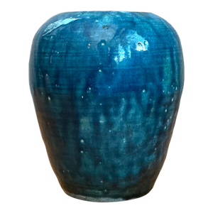 Vintage Glazed Ceramic Vase