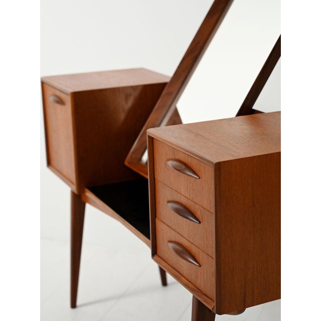 Wood Dressing Table by Svante Skogh for Slutarps, 1950s For Sale - Image 7 of 8