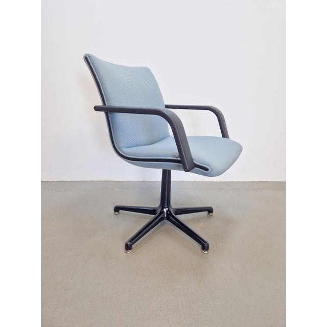 Metal Vintage Channel Swivel Office Chairs by Geoffrey Harcourt for Artifort, 1980s, Set of 6 For Sale - Image 7 of 14