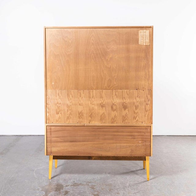 Czech Glass Fronted Mirrored Back Cabinet from Nabytek, 1960s For Sale - Image 12 of 13