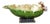 Antique Italian Majolica Footed Banana Leaf Centerpiece Monteith Bowl 26" For Sale