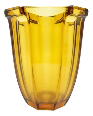 Art Deco Style Glass Vase from R. Schrötter, Inwald, Czechoslovakia, 1930s