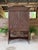 Vintage British Colonial Pagoda Rattan Fretwork Diamond Weave Armoire For Sale - Image 12 of 12