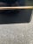 1980s Postmodern Side Tables With Mirror Top & Black Laquered Pedestal Base For Sale - Image 4 of 12