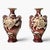 We are pleased to offer a stunning pair of antique Japanese Satsuma Moriage ceramic vases from the late 19th to early 20th...