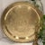 Metal Vintage Oriental Brass Tray Etched Wall Hanging Large Tray For Sale - Image 7 of 8