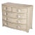 Global Views Organic Modern Greige 5-Drawer Bow Front Dresser For Sale