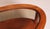 Metal Mid-Century Oval Teak 2-Tier Coffee Table with Smoked Glass Top and Brass Feet from G-Plan, 1970s For Sale - Image 7 of 11