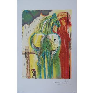 Salvador Dali, The Horses, The Centurion, Signed Lithograph For Sale