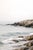 White Lighthouse Coastal Scene, Minimalist Seascape Art Print, 24″ × 36″ For Sale - Image 4 of 8